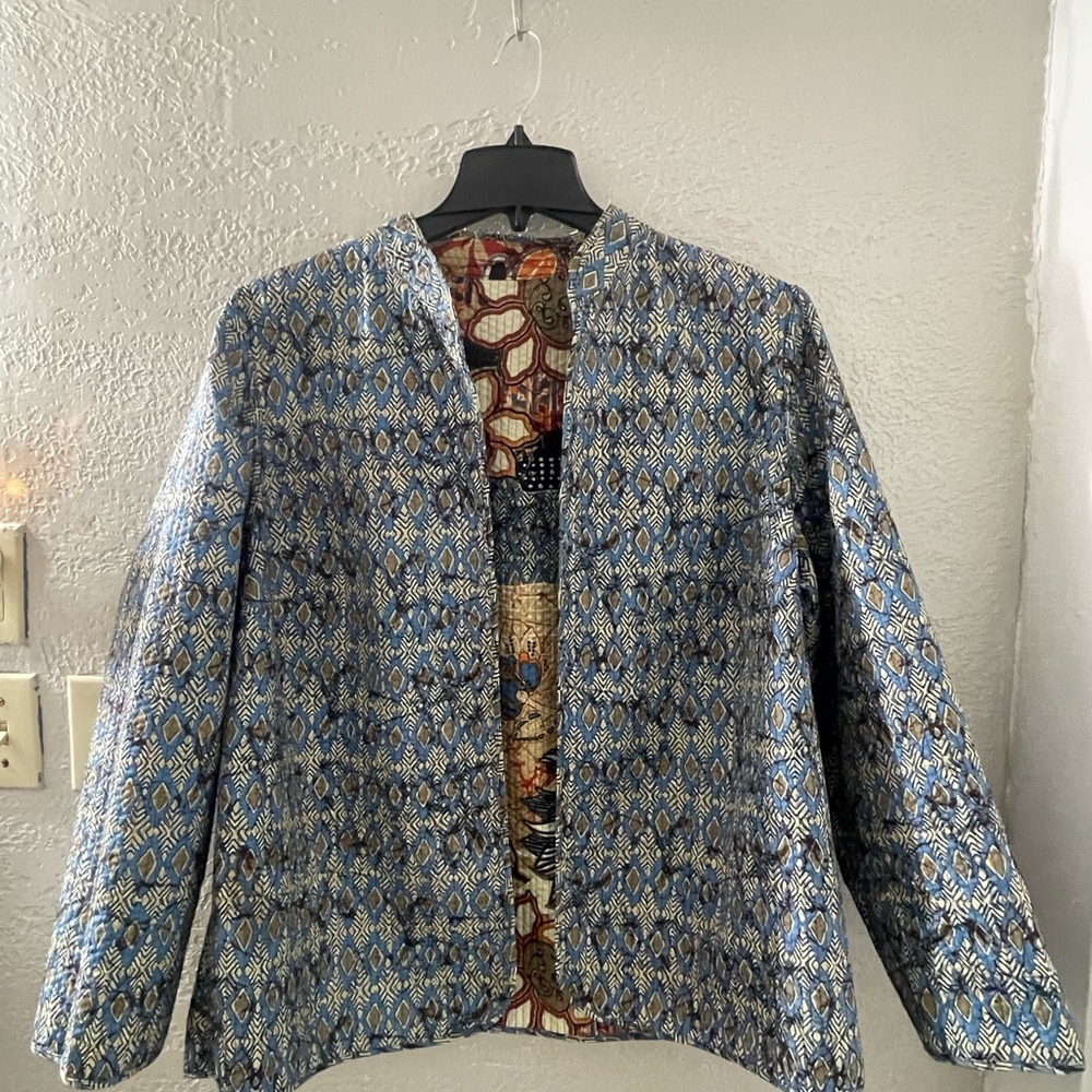 Sacred Threads Women’s Patchwork Floral Quilted J… - image 5